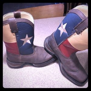 Durango Texas Flag Kids / Youth Boots Size 1
